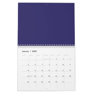 Verbeter uw interieur met een stijlvol blauw kalender