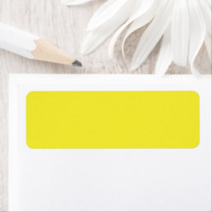 Verbeter uw ontwerp met gele achtergrond etiket