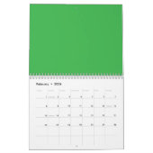 Verbeter uw website met een groene achtergrond kalender (Feb 2026)
