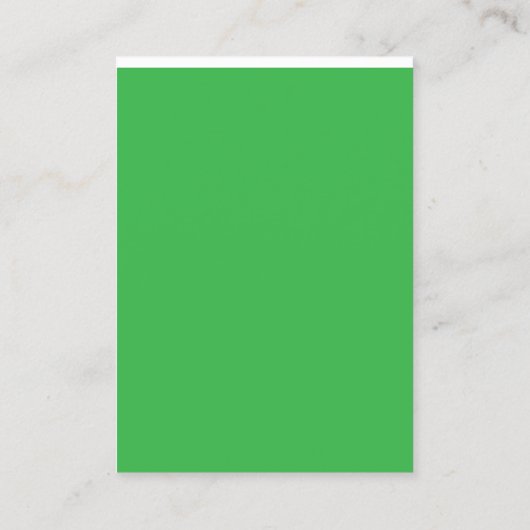 Verbeter uw website met een groene achtergrond visitekaartje (Achterkant)