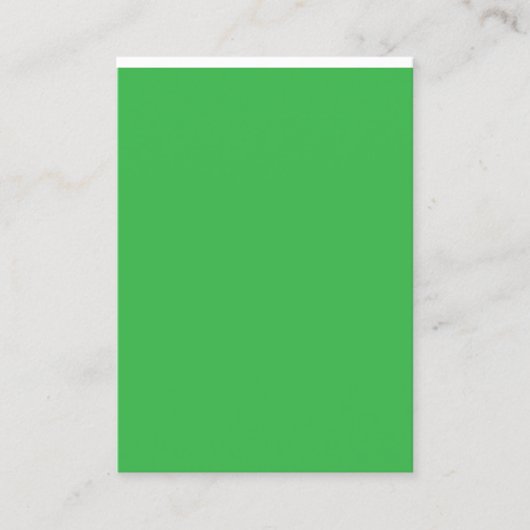 Verbeter uw website met een groene achtergrond visitekaartje (Voorkant)