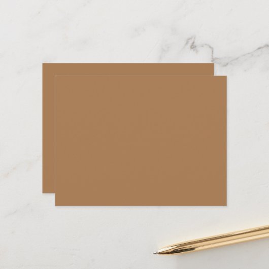 Verbeter uw websiteontwerp met een verbluffend bru briefkaart (Voorkant / Achterkant in situ)