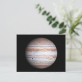 VERBETERD afbeelding Jupiter Cassini flyby NASA Briefkaart (Staand voorkant)