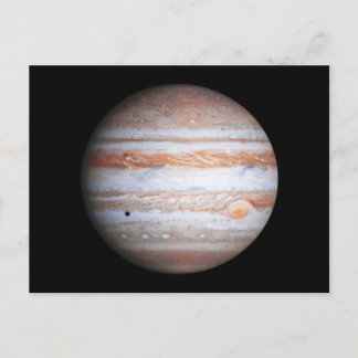 VERBETERD afbeelding Jupiter Cassini flyby NASA Briefkaart