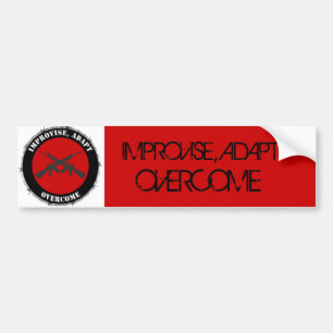 Verbeterde, pas aan, overhaal Bumpersticker