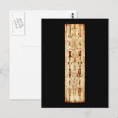 VERBETERDE Shroud van Turijn vol afbeelding Jezus  Briefkaart (Voorkant / Achterkant)