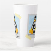 Verbeterde Windows MX Linux Tux Latte Mok (Voorkant)