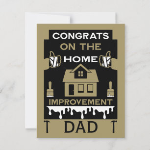 Verbetering van het Huis Gefeliciteerd Kaart
