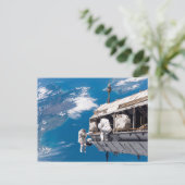 Verbetering van het internationale ruimtestation briefkaart (Staand voorkant)