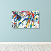 Verbetering van Kandinsky 28 Canvas Afdruk (Insitu (Houten vloer))