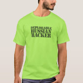 Verbetreurenswaardig Russisch Hacker T-shirt (Voorkant)