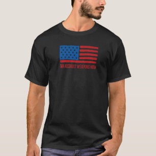 Verbied aanvalswapens nu Pistool controle activist T-shirt