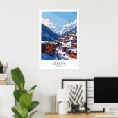 Verbier Reisposter 1 Poster (Thuiskantoor)