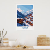 Verbier Reisposter 1 Poster (Keuken)