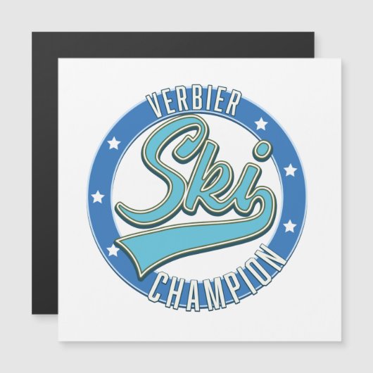 Verbier Ski Kampioen (Voorkant / Achterkant)