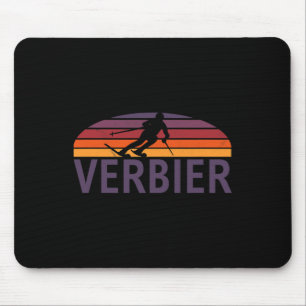 Verbier Swiss Zwitserland Ski Resort Snowboarden Muismat