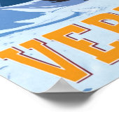 Verbier Zwitserland Vintage Reizen Poster (Hoek)