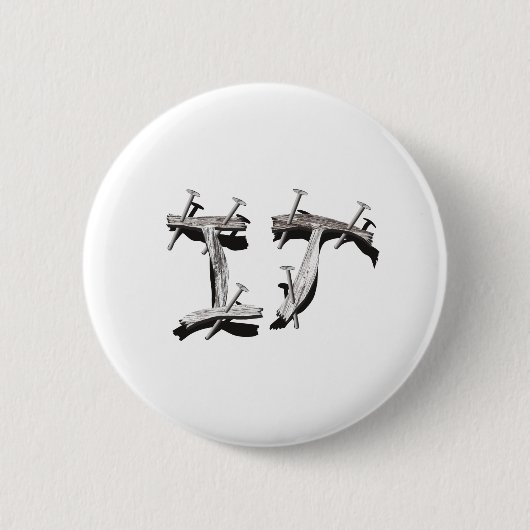 verbijsterd ronde button 5,7 cm (Voorkant)