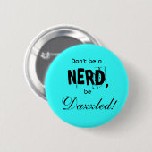 verbijsterd vs. nerd ronde button 5,7 cm (Voorkant /achterkant)