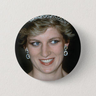 Verbijsterend! HRH Princess Diana Ronde Button 5,7 Cm