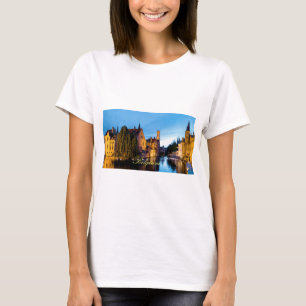 Verbijsterend! Medieval Brugge Belgium - Pro Foto T-shirt
