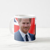 Verbijsterend! Prince Harry en Meghan Markle Koffiemok (Voorkant links)