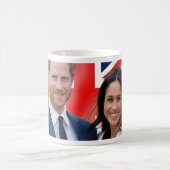Verbijsterend! Prince Harry en Meghan Markle Koffiemok (Center)