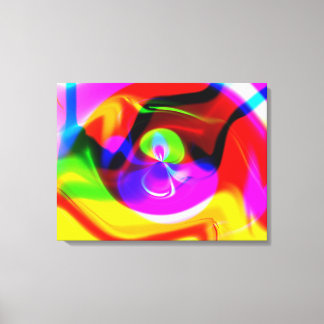 "verbijsterende vortex" omwikkeld canvas