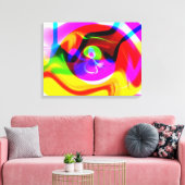 "verbijsterende vortex" omwikkeld canvas afdruk (Insitu (Woonkamer))