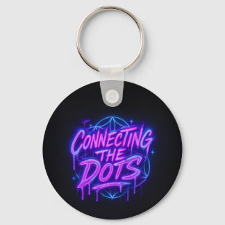 Verbind de punten Neon Sleutelhanger 