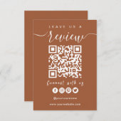 Verbind met de QR-code van de Verenigde Staten | L Kaart (Voorkant / Achterkant)