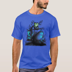 Verbinding maken met de bosdieren met behulp van t t-shirt