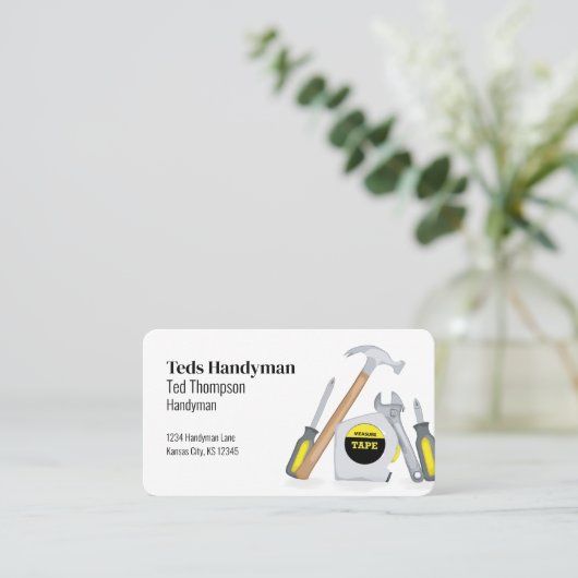 Verbinding maken met mij | QR Code Simple Wood Too Visitekaartje (Staand voorkant)