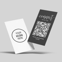Verbinding maken met ons QR-code donkergrijs Moder