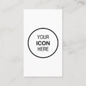 Verbinding maken met ons QR-code donkergrijs Moder Visitekaartje (Achterkant)