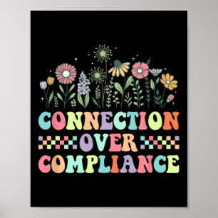 Verbinding over compliance Autisme Bewustzijnssnel Poster