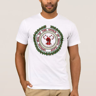 Verbinding van het Kantoor van de Kerstman - T-shirt