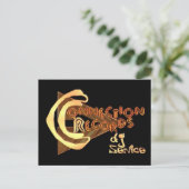 Verbindingsrecords: Briefkaart - ambtenaar (Staand voorkant)