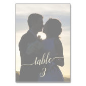 Verbleekt paar trouwfoto✨ Mooie Exotische Mist Kaart (Achterkant)