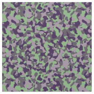 verbleekte groene en paarse camouflage abstract stof