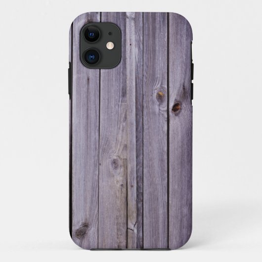 Verbleekte paarse hout Case-Mate iPhone case (Achterkant)