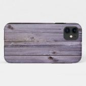 Verbleekte paarse hout Case-Mate iPhone case (Achterkant (horizontaal))