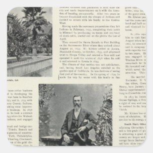 Verblijf en Orchard in Californië Vierkante Sticker