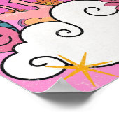 Verblijf Groovy Retro Poster,  Home Decor Poster (Hoek)