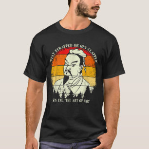 verblijf in de val of klaploper Sun Tzu T-shirt