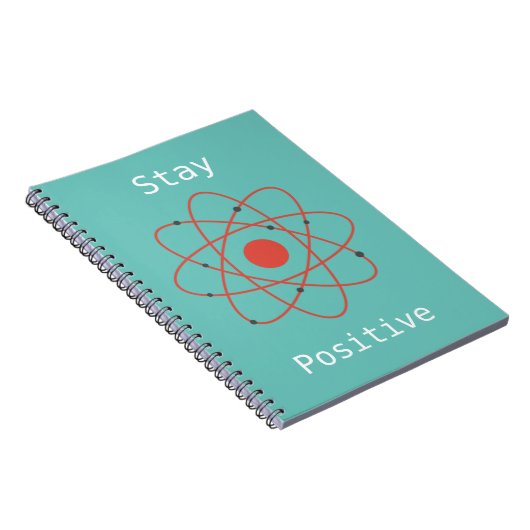 Verblijf positieve atom physics geek notitieboek (Rechterzijde)
