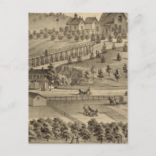 Verblijf van Jacob Markley Briefkaart