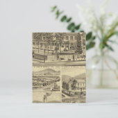 Verblijf van John A Warden Sewickley Briefkaart (Staand voorkant)