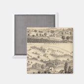 Verblijf van Joseph Alexander, Mendocino Magneet (Voorkant / Achterkant)