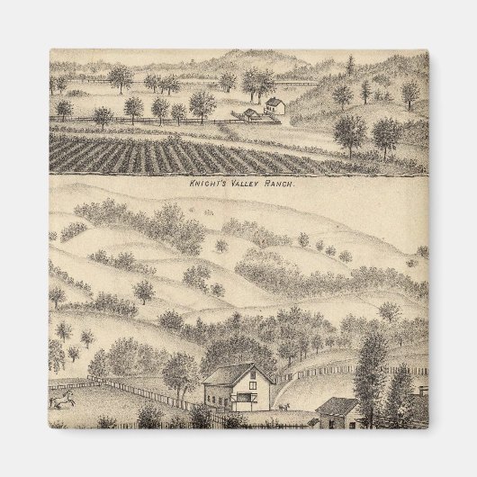 Verblijf van Joseph Alexander, Mendocino Magneet (Voorkant)